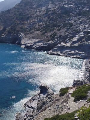 Mouros beach in Amorgos